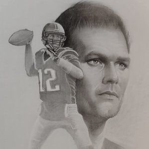 ARTIST SIGNED PRINT OF THE G.O.A.T